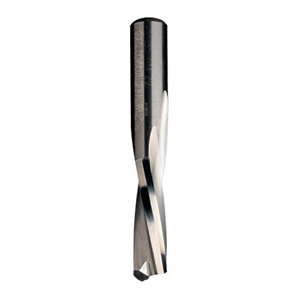 CMT Solid Carbide Downcut Spiral Bit - 6mm Shank