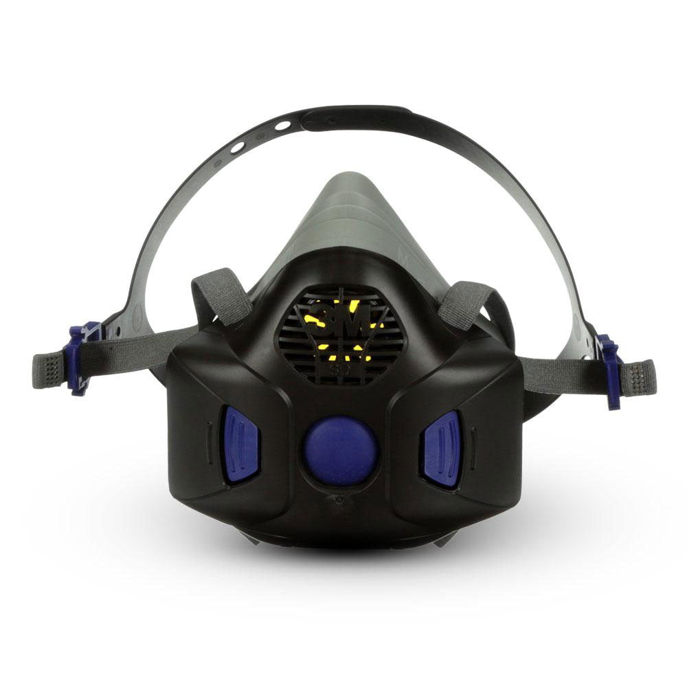 3M Secure Click Reusable Half Face Respiratory Mask - Large