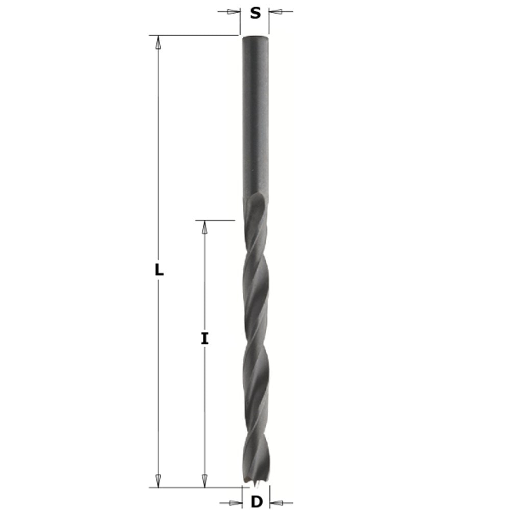 CMT Brad Point Drill Bit - 6mm - HSS