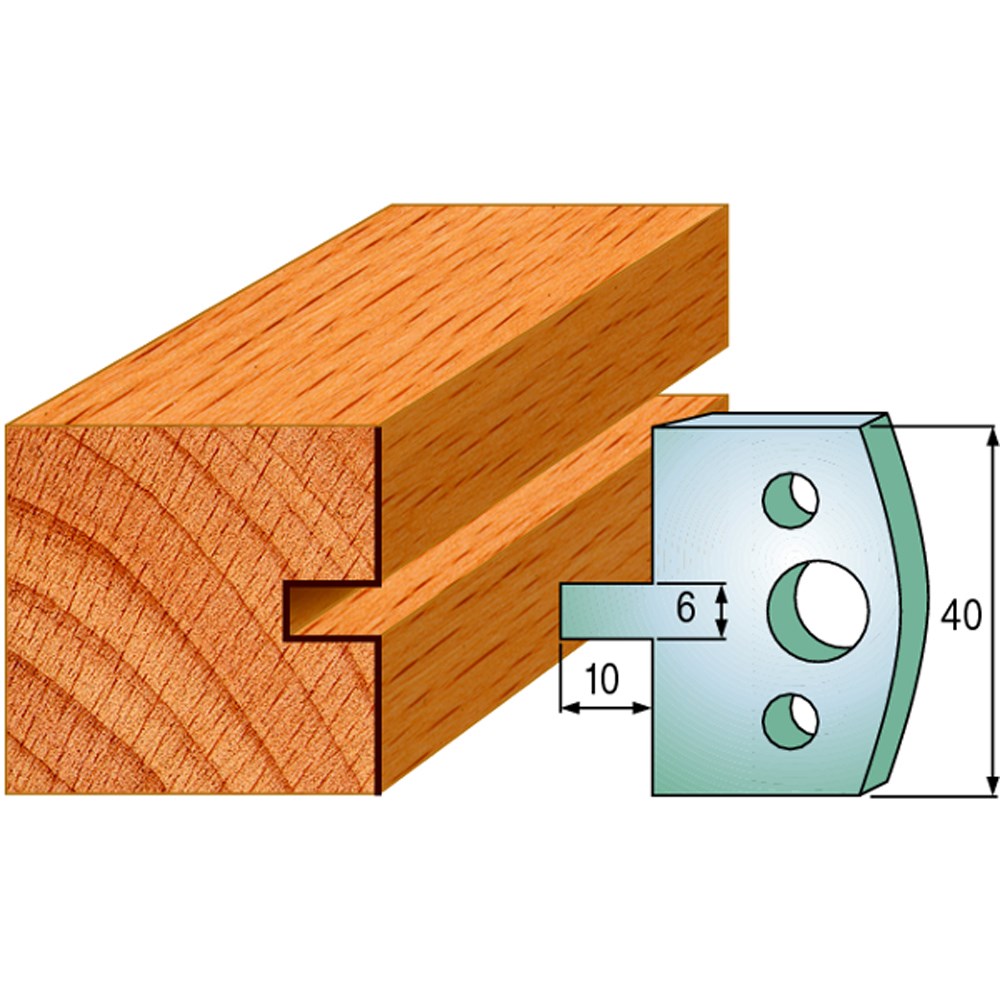 CMT Spindle Moulder Profile Knives - 40mm - Joinery #16