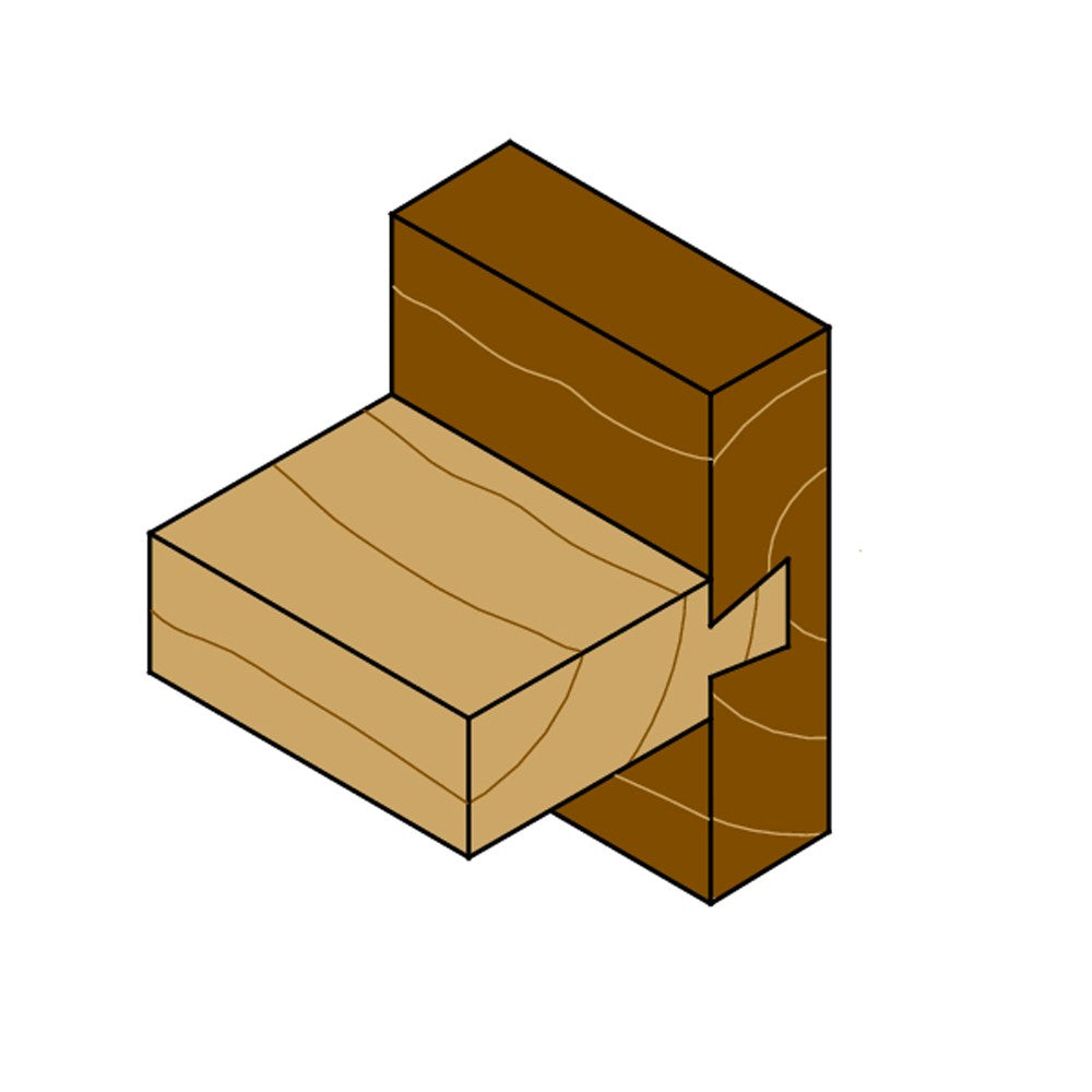 CMT Dovetail Router Bit - 8.3mm Cut Length 1/4" Shank