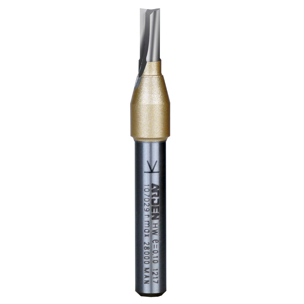 Arden Solid Carbide Insert Straight Cutter - 4mm Diameter 9.5mm Cut Depth