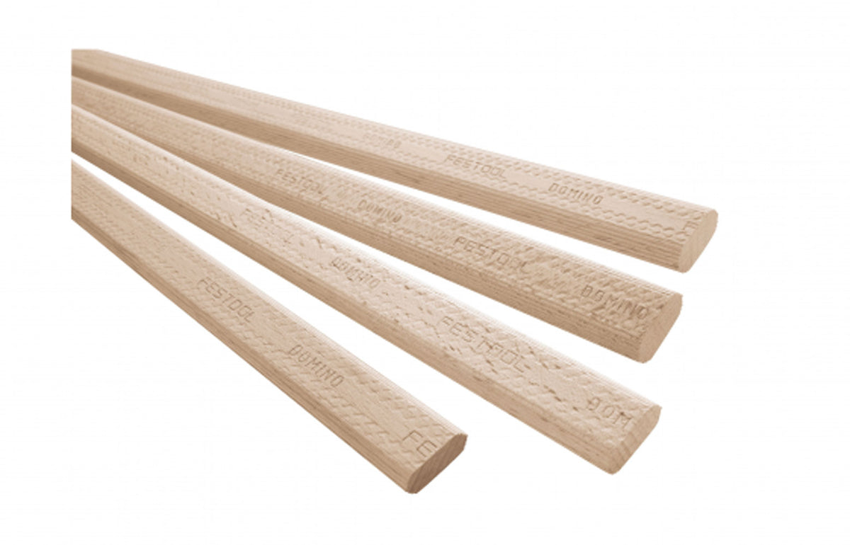 Festool Domino Beech Tenons 12 mm x 750 mm for DF 700 - 22 Pack