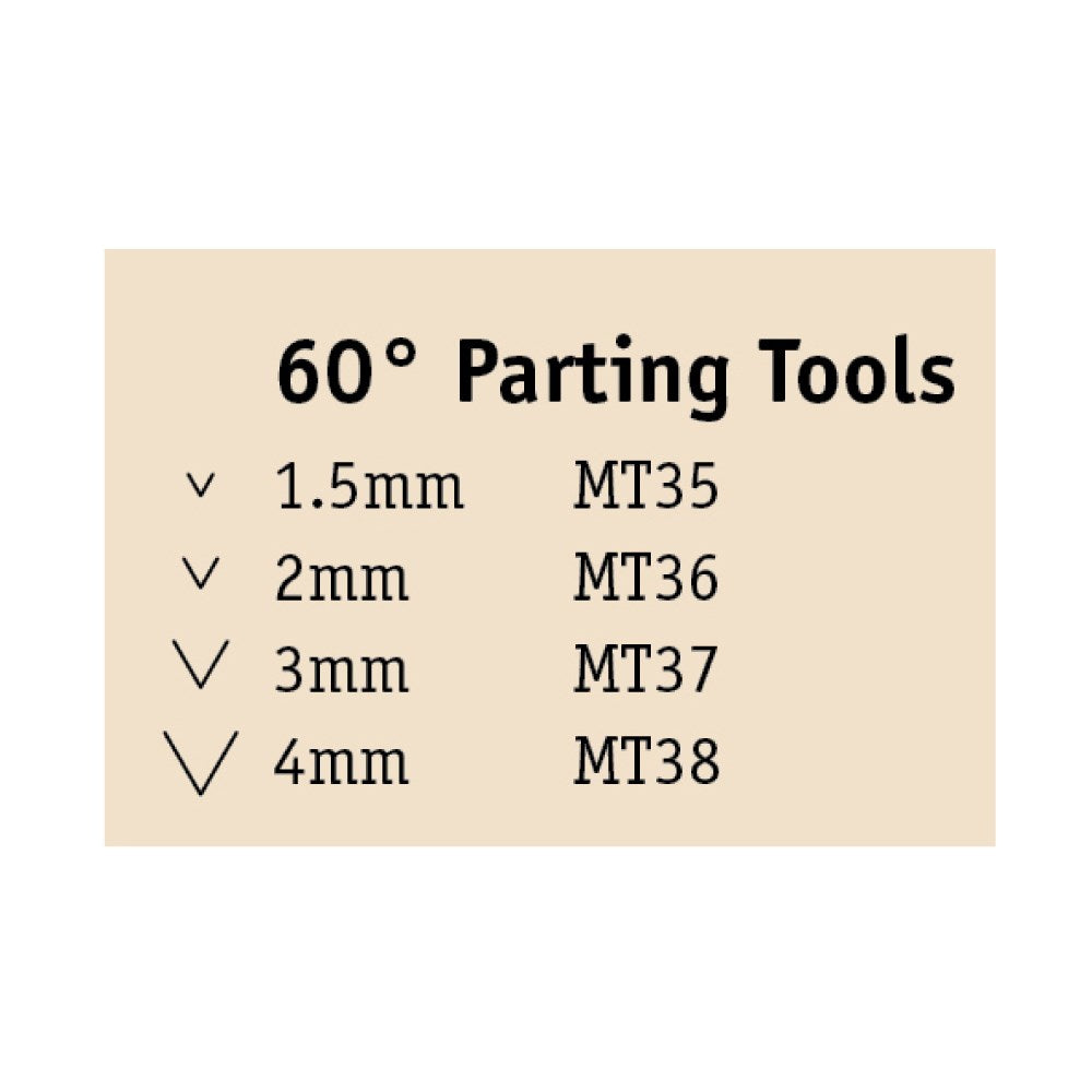Flexcut 60Deg. Parting Micro Tool Set