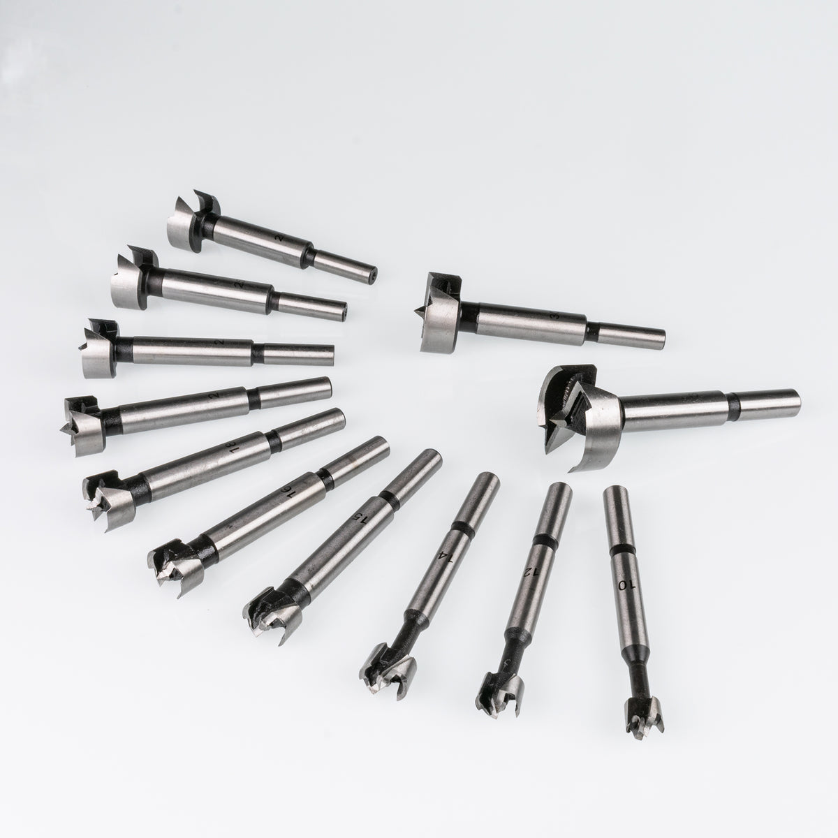 Carbatec 12 Piece Forstner Bit Set - Metric