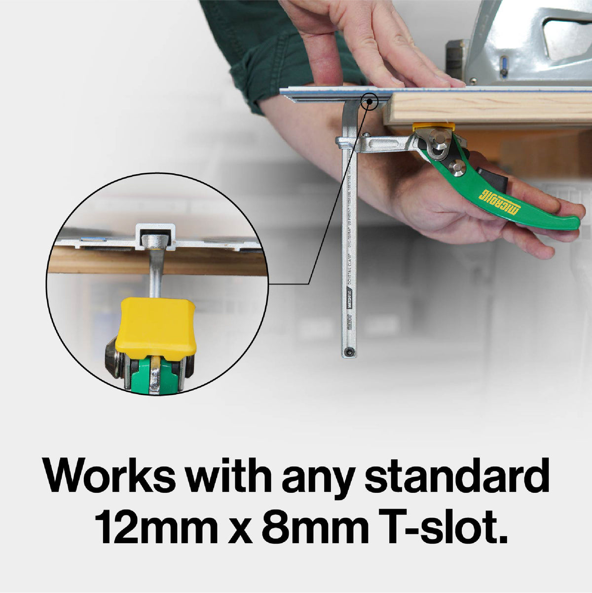Microjig Matchfit dovetail ratchet clamp