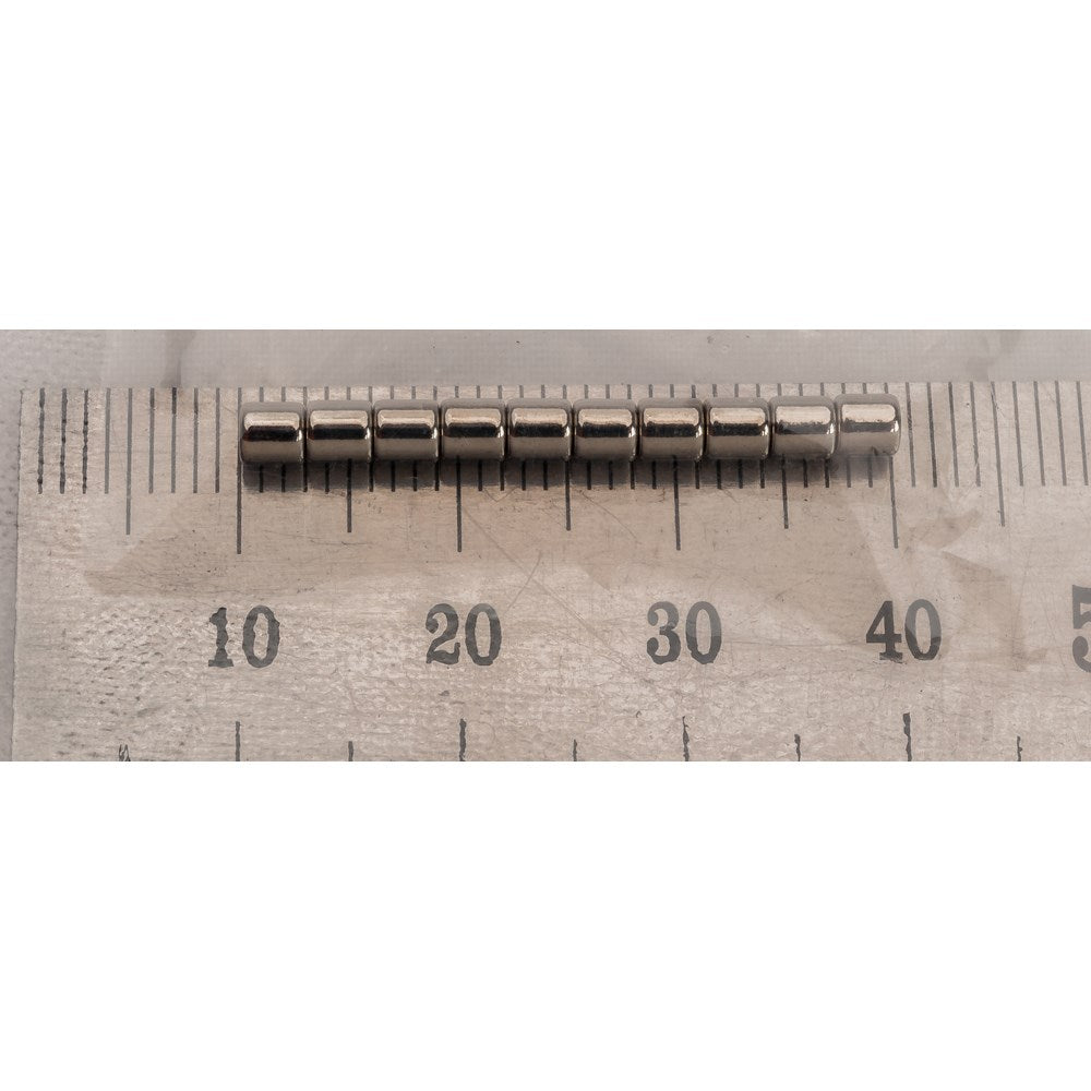 Carbatec Rare Earth Magnets - 3mm x 3mm - Pk 10