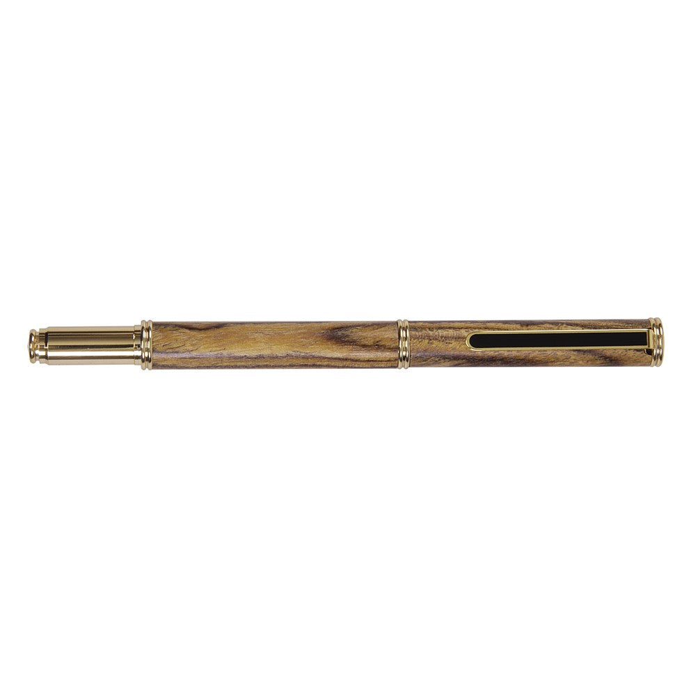 Carbatec Roller Ball Pen Parts w/ Click-On Cap - 5 Pack