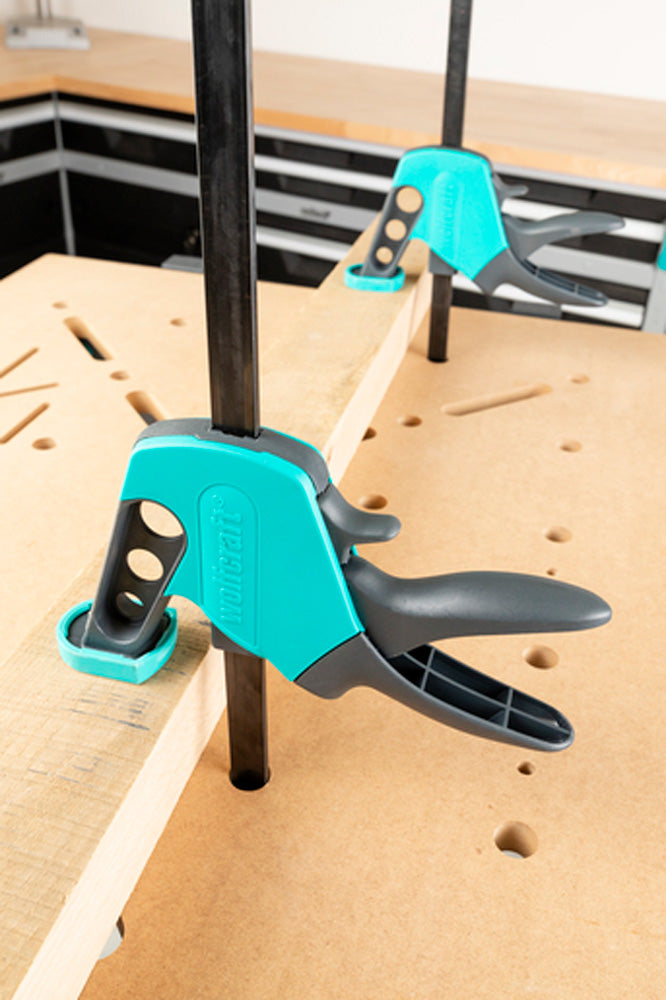 Wolfcraft EHZ "Easy" One-Hand Clamp Range - 150mm clamping width