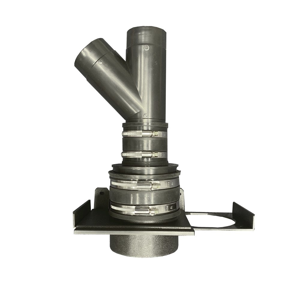 Carbatec 2-1/2" to 2-1/2" Rubber Dust Collar