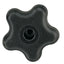 Lee Valley 1/4" 20T - 2-1/4" (57mm) dia. Pentagon Knob (F)