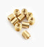 Lee Valley Brass Insert Nuts - 5/16" 18T - Pk 10