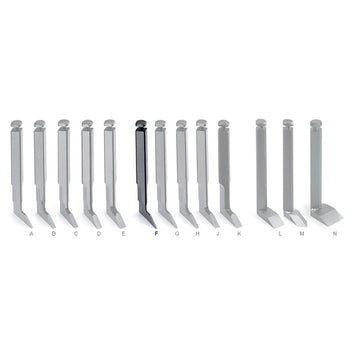 Veritas® Plane Blades to suit Router and Hinge Mortise Planes - 1/16"