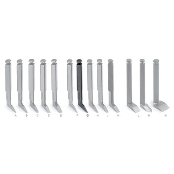 Veritas® Plane Blades to suit Router and Hinge Mortise Planes - 3/32"