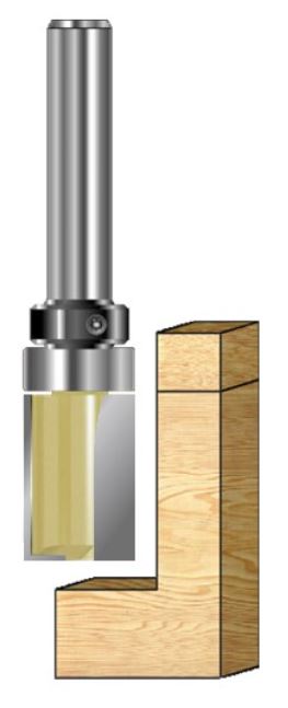 Arden Pattern Bit with Bearing - 28.5mm Diameter 1/2" Shank