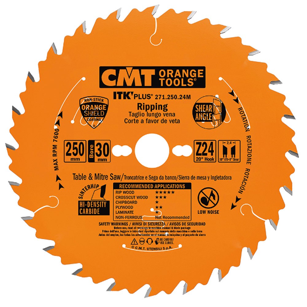 CMT ITK Plus Rip and Crosscut Blade - 235mm - 36 Tooth