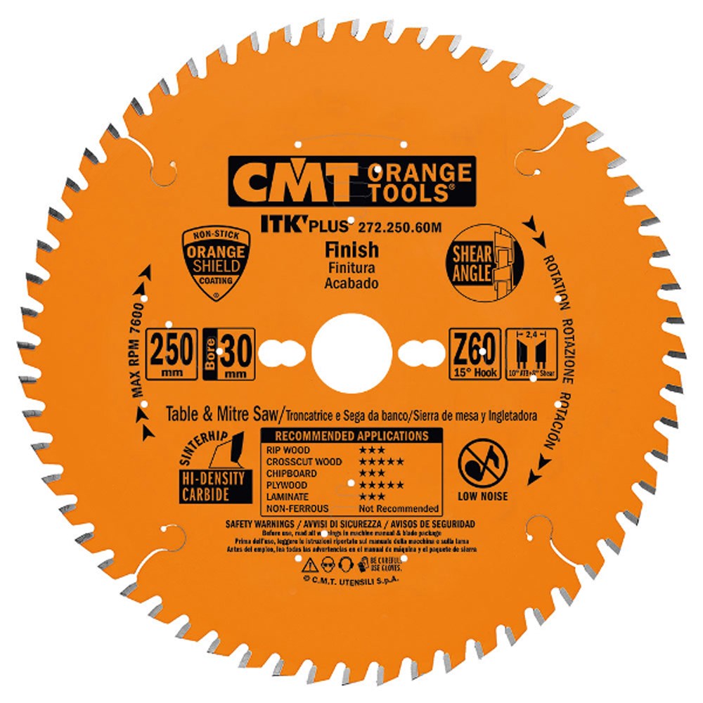CMT ITK Plus Crosscut Blade - 300mm - 72 Tooth