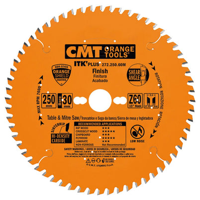 CMT ITK Plus Crosscut Blade - 300mm - 72 Tooth