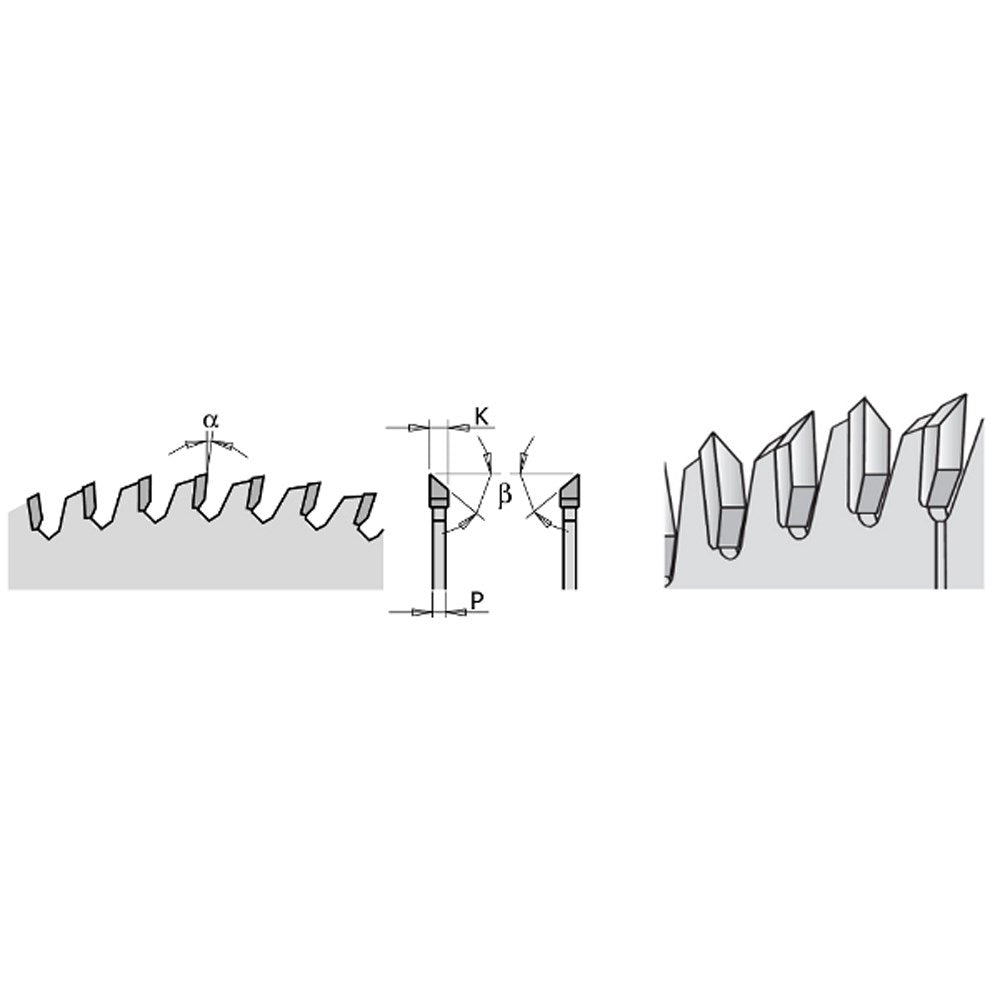 CMT Industrial Fine Cut-Off Blade - 250mm - 80 Tooth