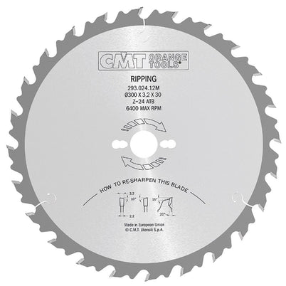 CMT Industrial Rip Blade - 400mm - 36 Tooth