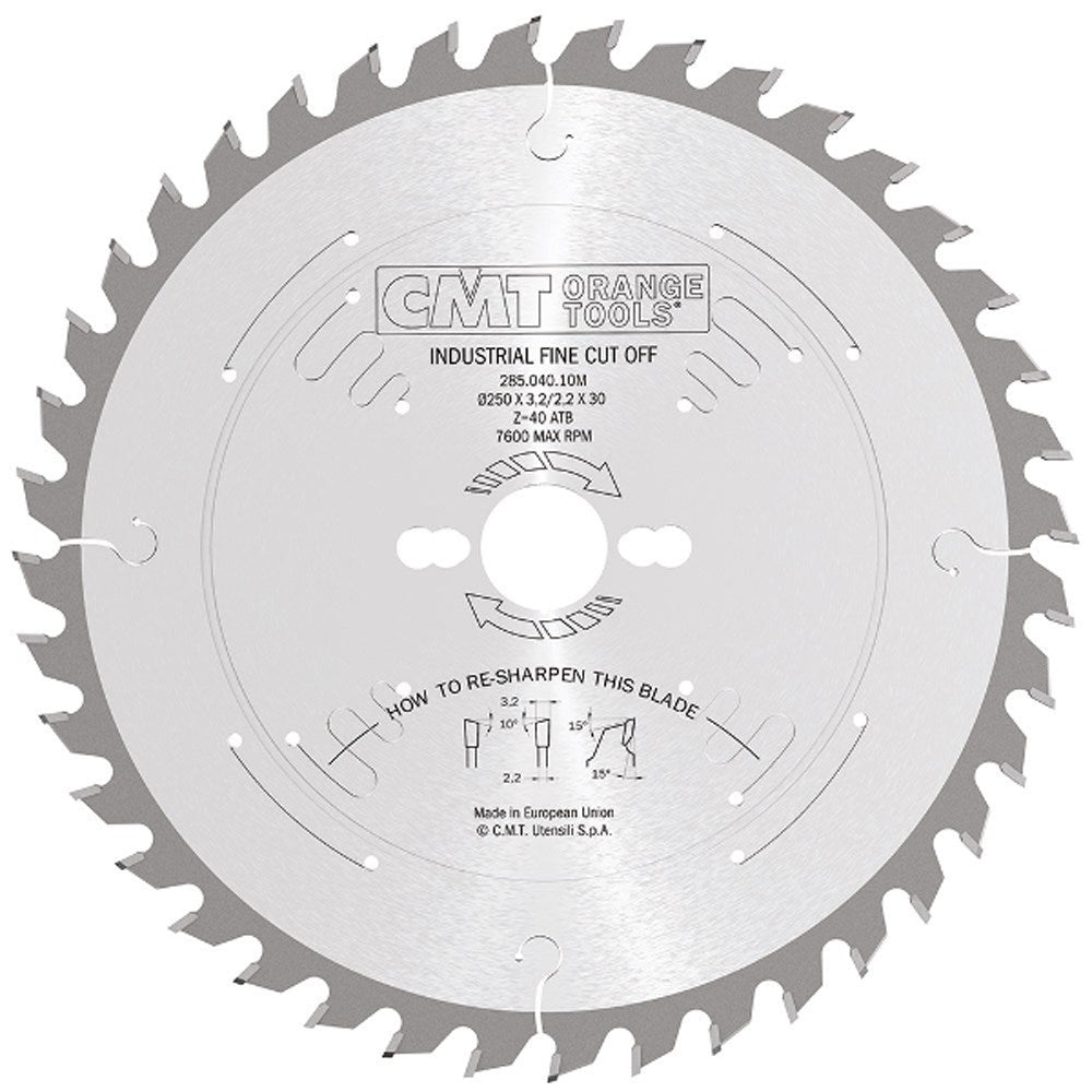 CMT Industrial Rip and Crosscut Blade - 200mm