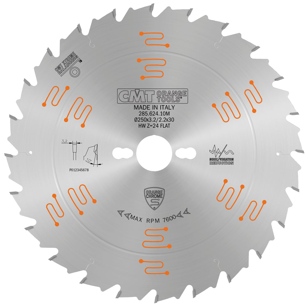 CMT Ripping Blade - 10” (250mm) - 24 Tooth