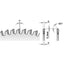 CMT Industrial Non-Ferrous Metal and Laminated Panel Blade - 250mm - 80 Tooth