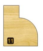 Arden Round Over Bit with Bearing - 9.5mm Radius 1/2" Shank