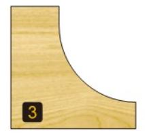 Arden Cove Bit with Bearing - 12.7mm Radius 1/4" Shank
