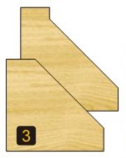 Arden Chamfer Bit with Bearing - 36.5mm Diameter45° Angle 1/4" Shank