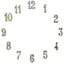 Carbatec Clock Number Set - Arabic - Gold 3/4"