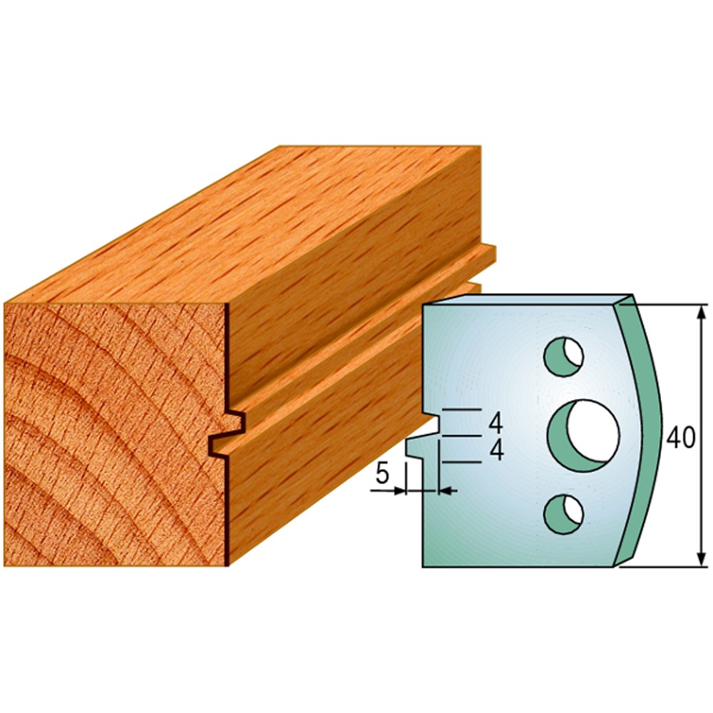 CMT Spindle Moulder Profile Limiters - 40mm - Joinery #74