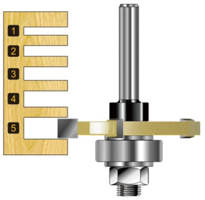 Arden Slot Cutter - 6.35mm 1/2" Shank