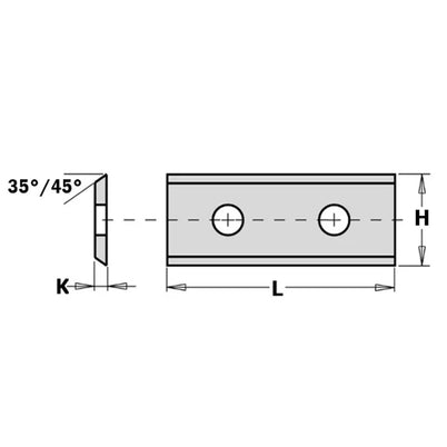 Replacement Blade to Suit CMT Rebate cutter