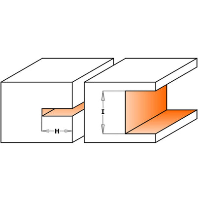 CMT Three Wing Slot Cutter Set