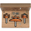 CMT Raised Panel Set with Backcutter - 3 Piece Set