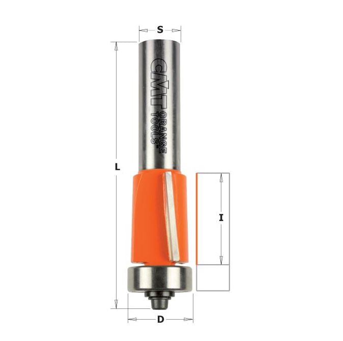 CMT Super-Duty Flush Trim Bit - 19d x 25.4L