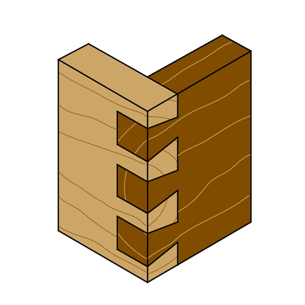 CMT Dovetail Router Bit - 8.3mm Cut Length 1/4" Shank