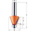 CMT Chamfer Bit 11.25degX22mm 1/2"S