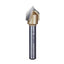 Arden "V" Groove Bit - 12.7mm Diameter 1/4" Shank