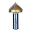Arden "V" Groove Bit - 31.75mm Diameter 1/2" Shank