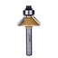 Arden Chamfer Bit with Bearing - 25.4mm Diameter 45° Angle 1/4" Shank