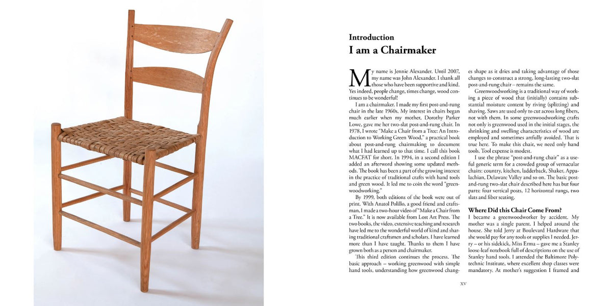 Book - Make a Chair from a Tree: Third Edition