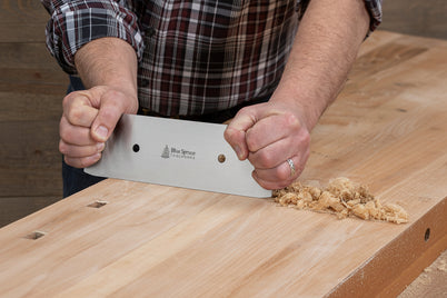 Blue Spruce Straight Card Scraper 10"