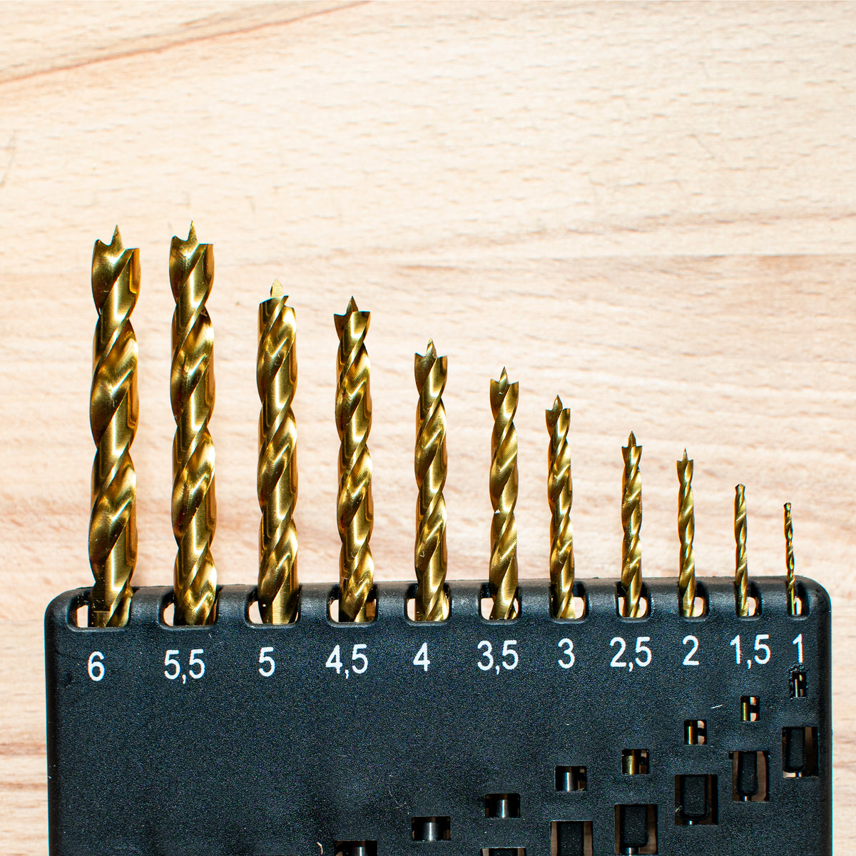 Carbatec 25 Piece Metric Brad Point Bit Set