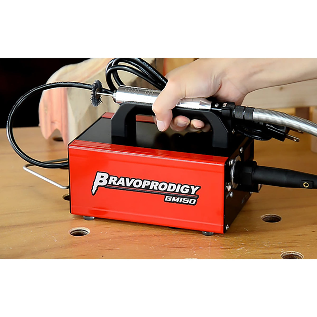 Bravoprodigy Flexible Shaft Grinder with Collet Style Handpiece