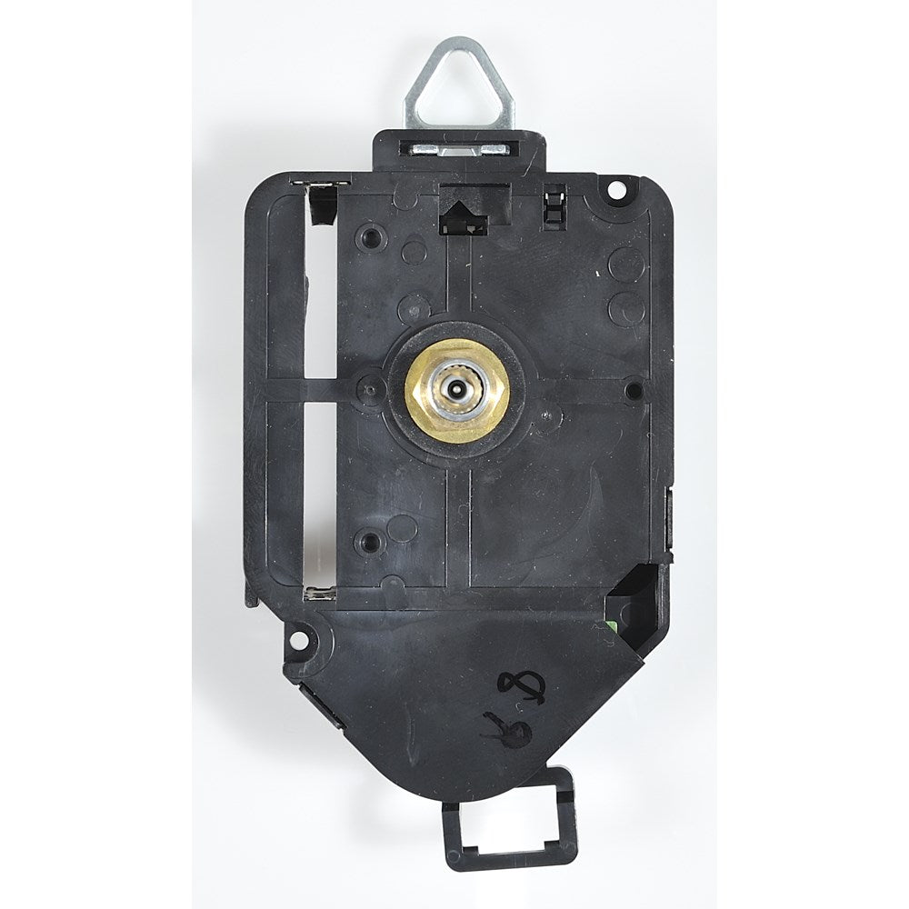 Carbatec Mini Pendulum Clock Movement - 16mm Shaft Length