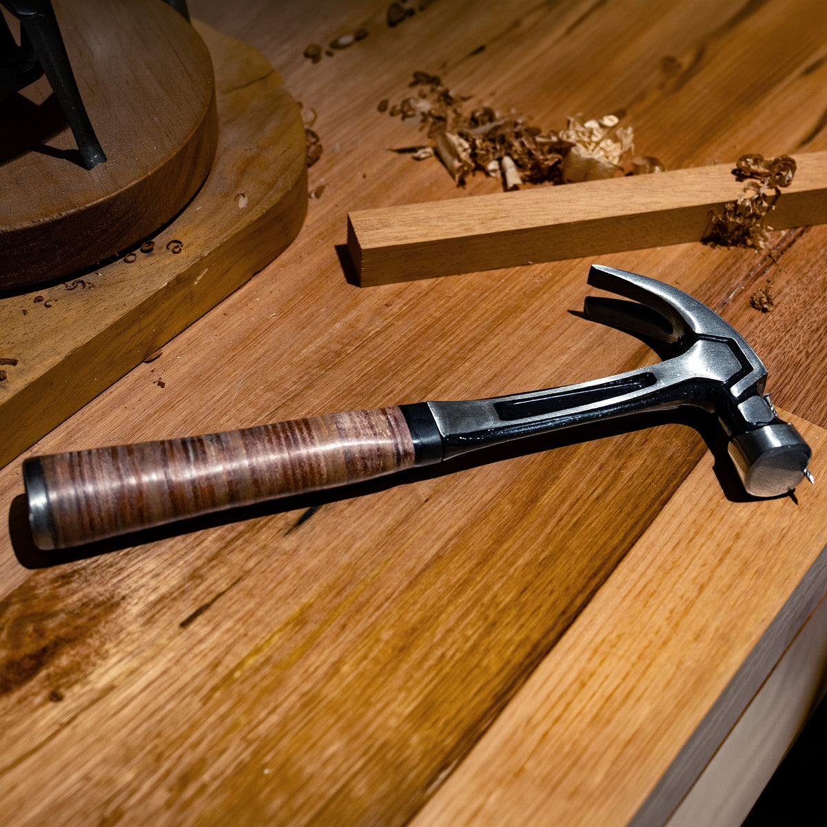 Carbatec 16oz Claw Hammer with Leather Grip