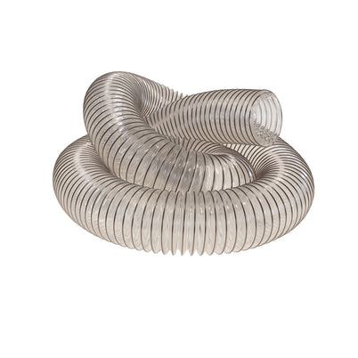 Carbatec TPU Flex Dust Hose Copper Helix 3" x 3m
