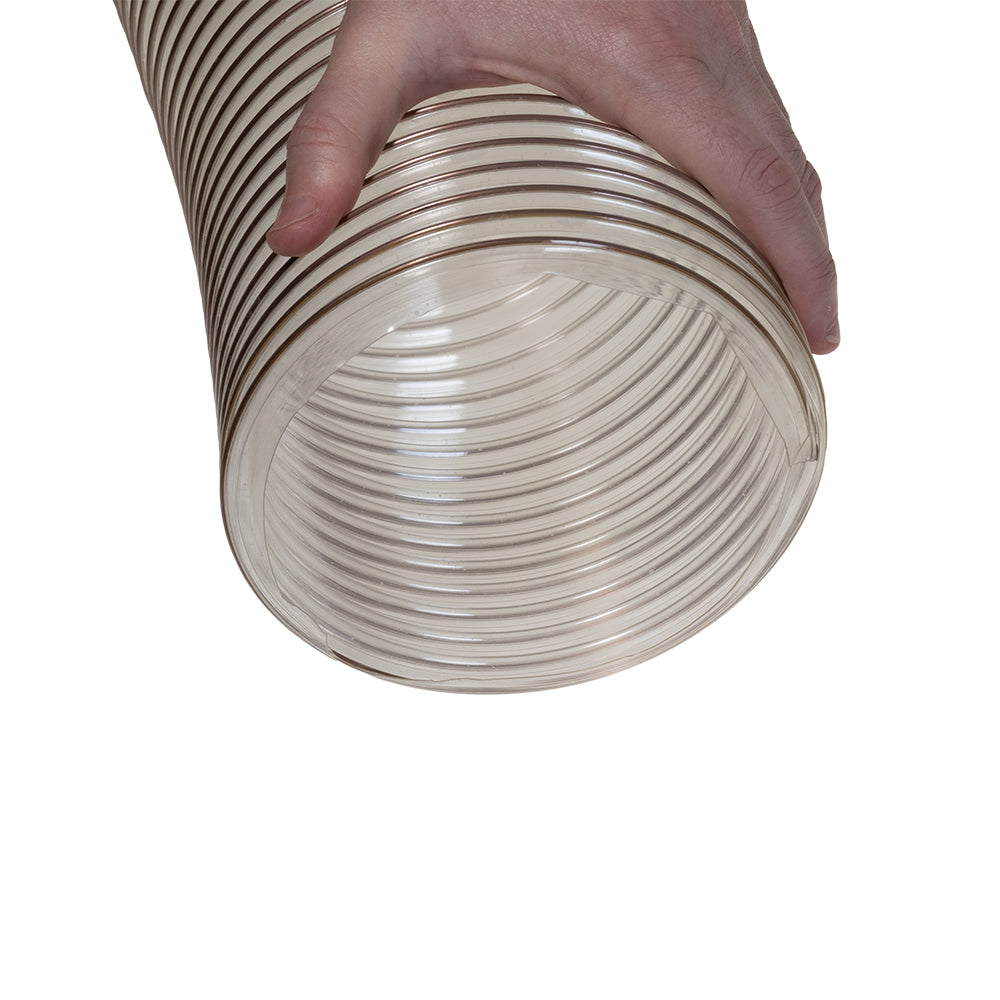 Carbatec TPU Flex Dust Hose Copper Helix 6" x 3m